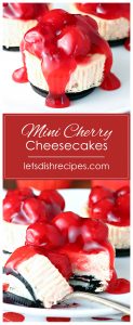 Mini Cherry Cheesecakes — Let's Dish Recipes
