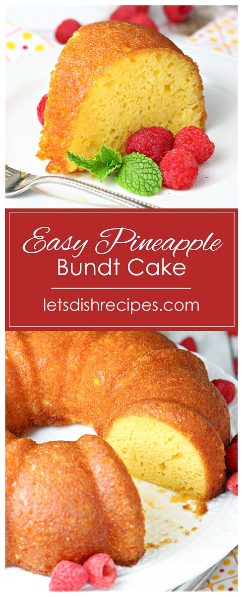 Easy Pineapple Bundt Cake