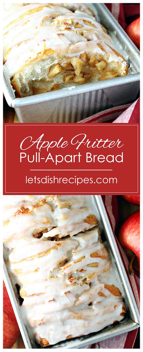 Easy Apple Fritter Pull-Apart Bread