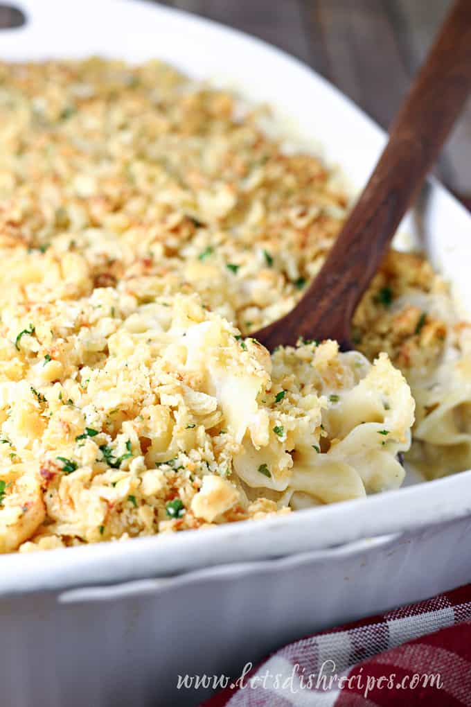 Cheesy Ranch Chicken Noodle Bake