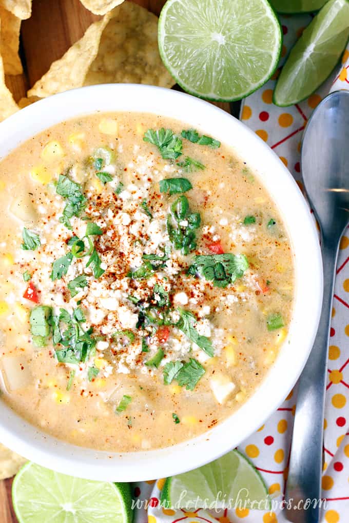 Slow Cooker Mexican Street Corn Soup
