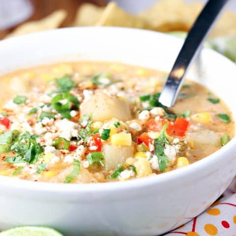 Slow Cooker Mexican Street Corn Soup