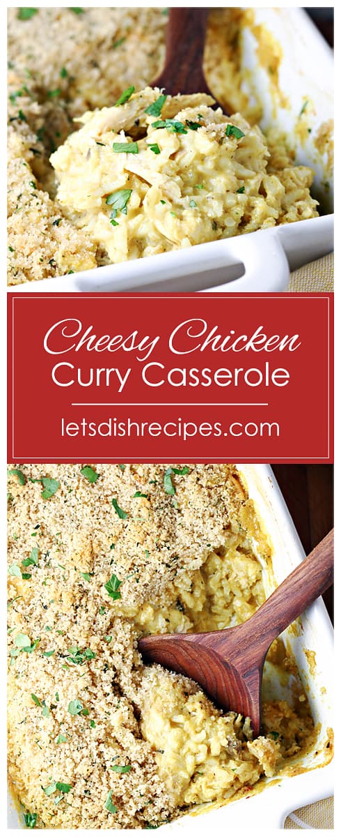 Cheesy Chicken Curry Casserole