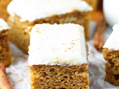 Pumpkin Bars With Cream Cheese Frosting Let S Dish Recipes