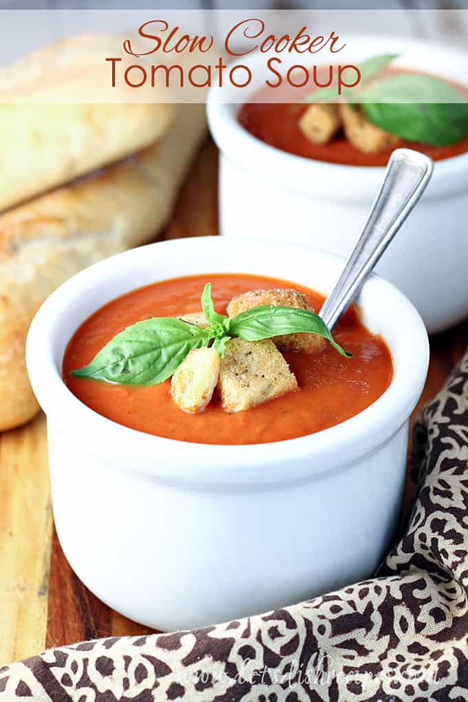 Slow Cooker Tomato Soup