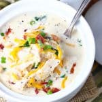 Slow Cooker Chicken Bacon Ranch Soup