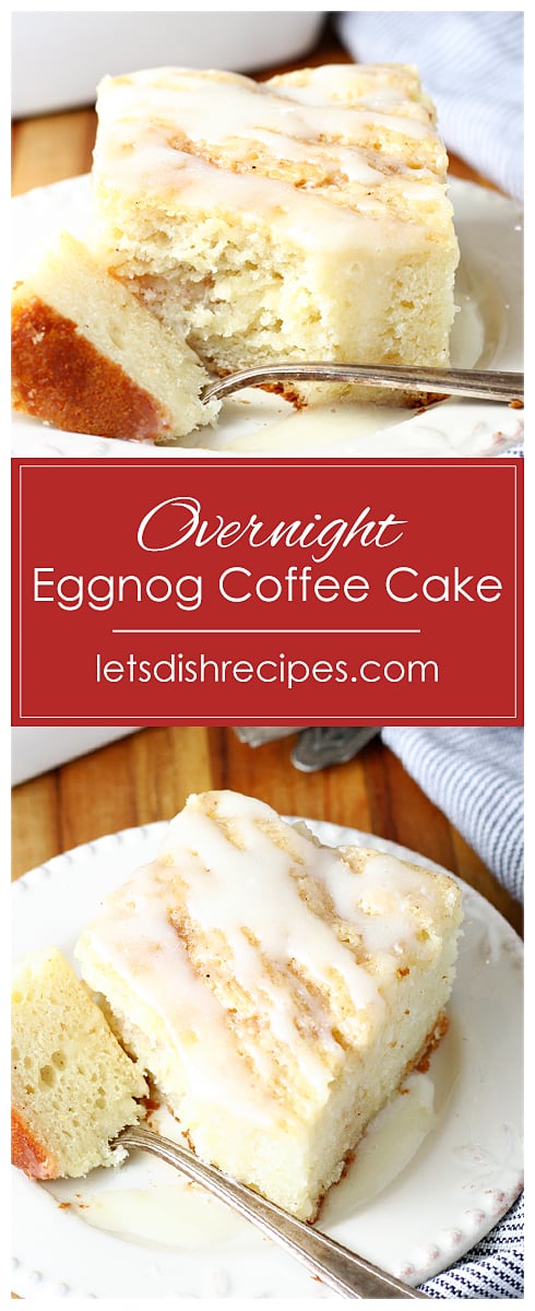 Overnight Eggnog Coffee Cake