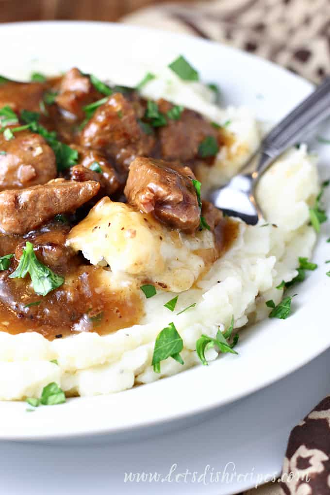 Slow Cooker Beef Tips with Gravy