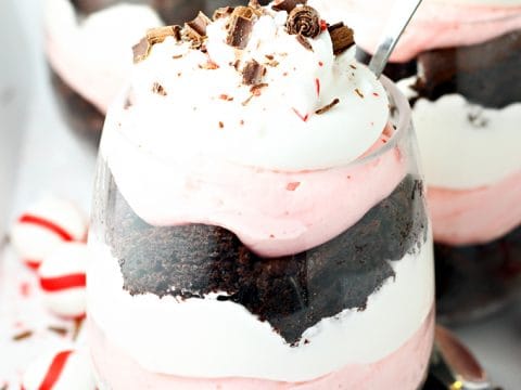 Chocolate Peppermint Cheesecake Parfaits Let S Dish Recipes