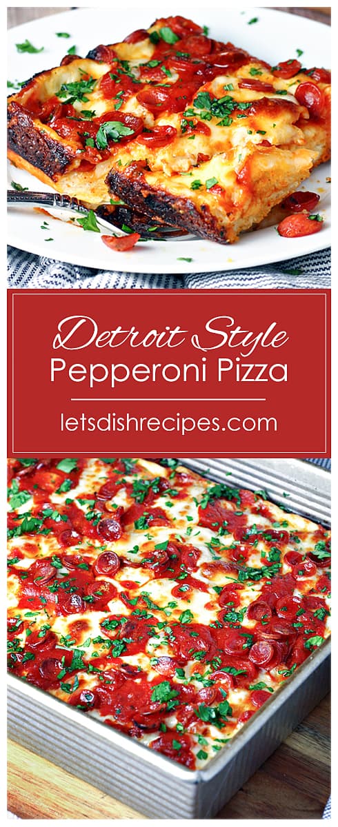 The Easiest Detroit-Style Pepperoni Pan Pizza Recipe - Grilling Montana