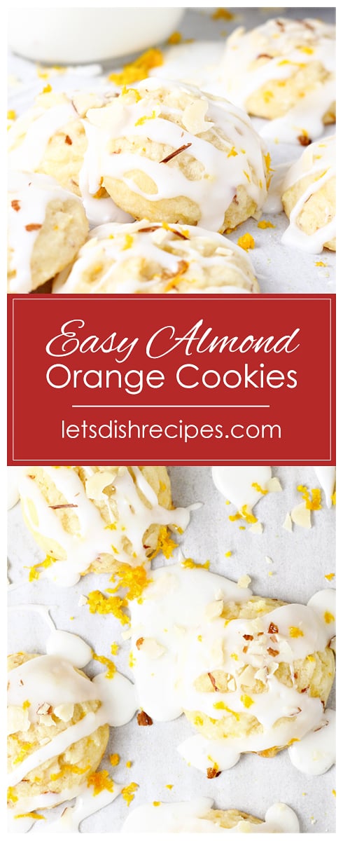 Easy Almond Orange Cookies