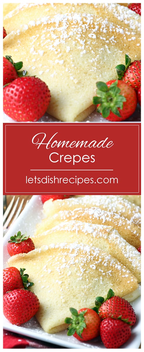 Favorite Homemade Crepes
