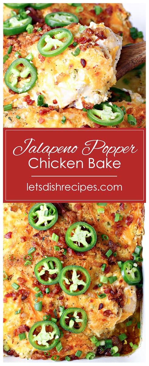 Jalapeno Popper Chicken Bake