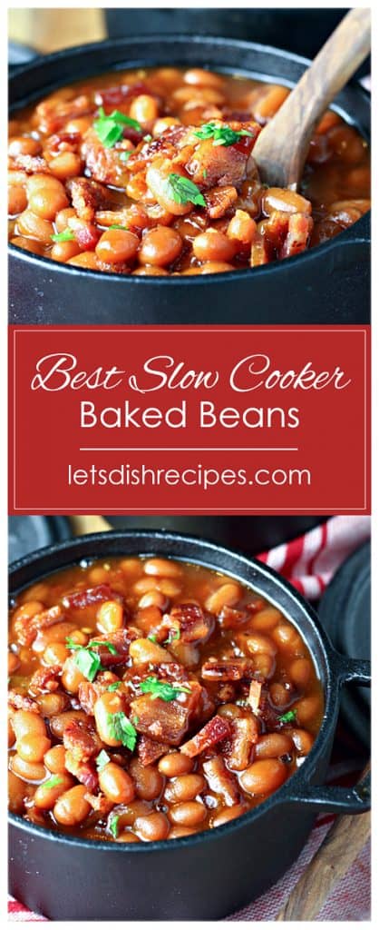 Best Slow Cooker Baked Beans | Let's Dish Recipes