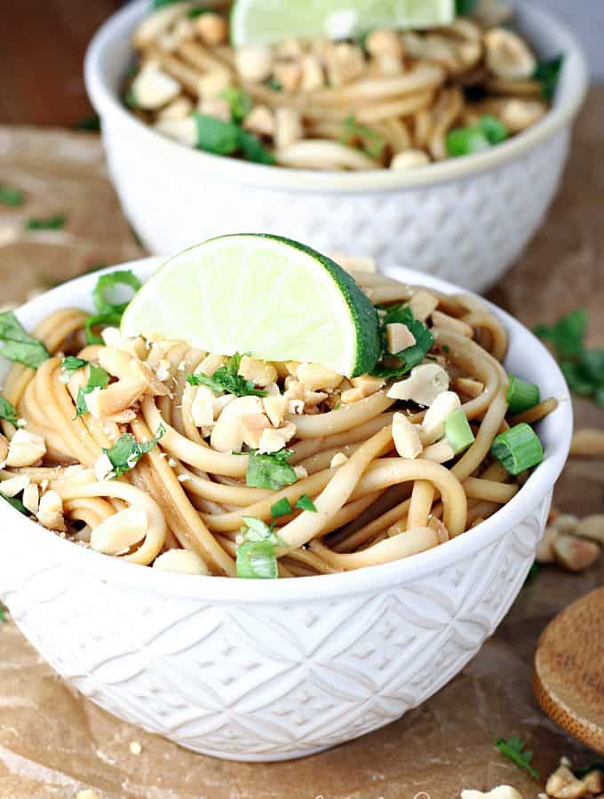 Quick and Easy Peanut Noodles