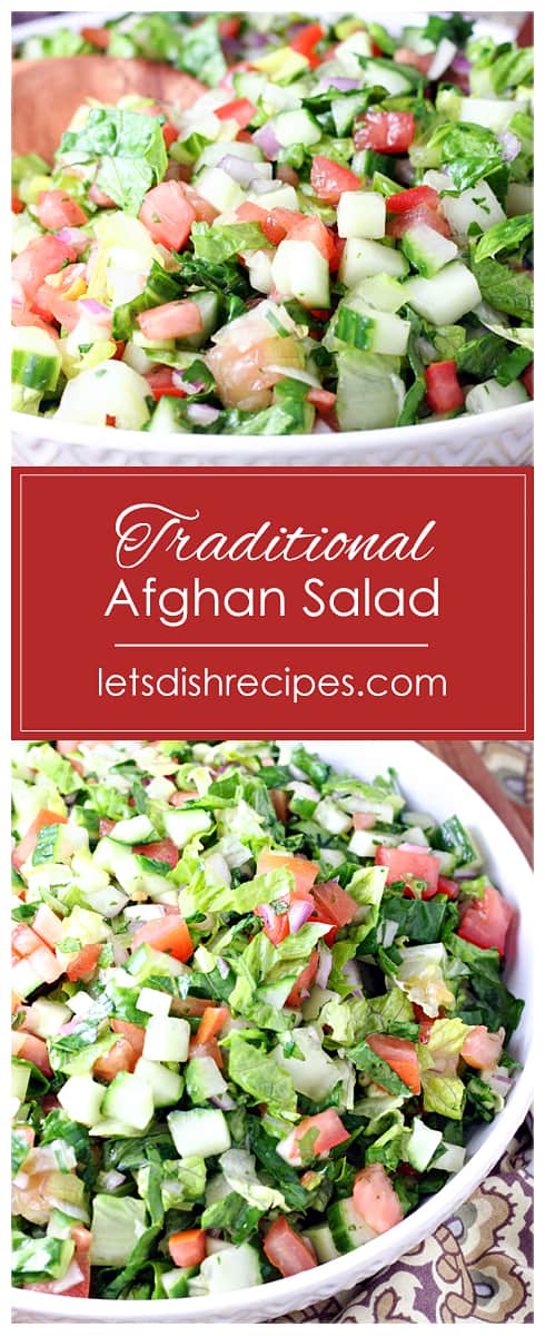 Traditional Afghan Salad