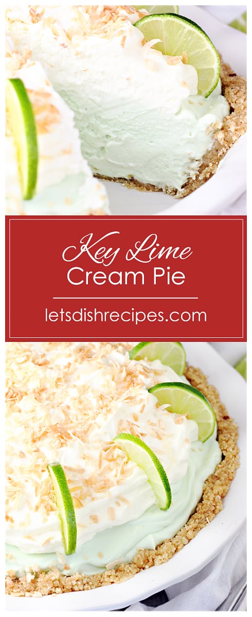 Mile High Key Lime Cream Pie
