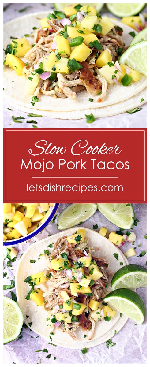 Slow Cooker Cuban Mojo Pork Tacos