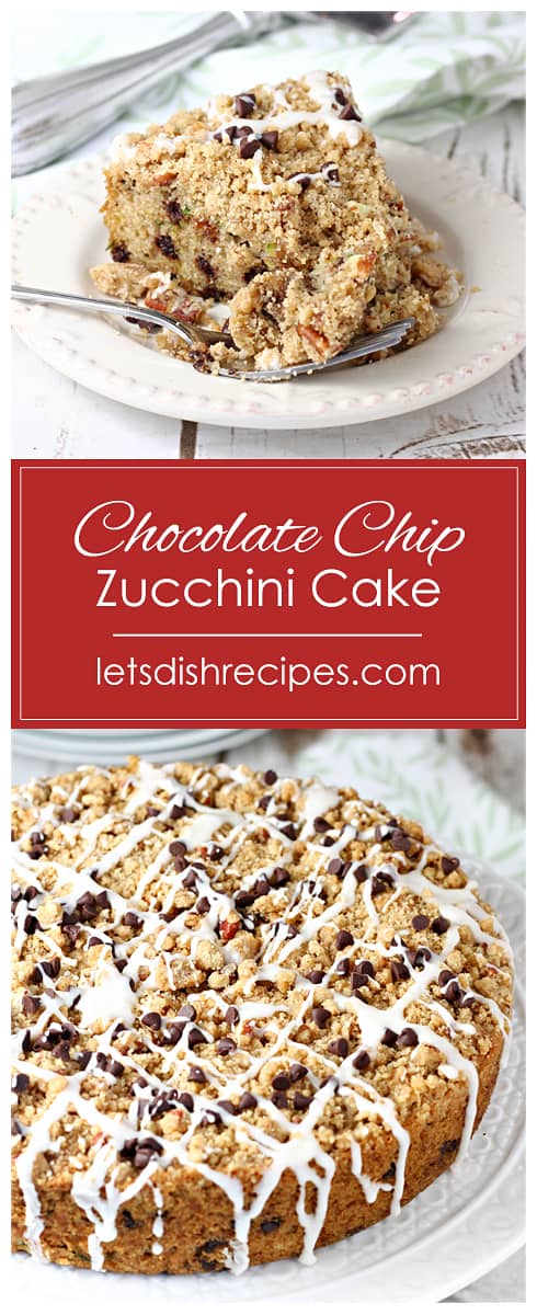 Chocolate Chip Zucchini Crumb Cake