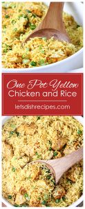 One Pot Yellow Chicken and Rice — Let's Dish Recipes