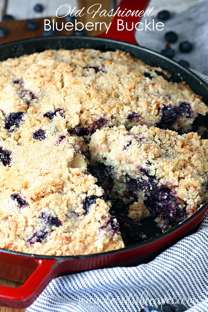 Old Fashioned Blueberry Buckle