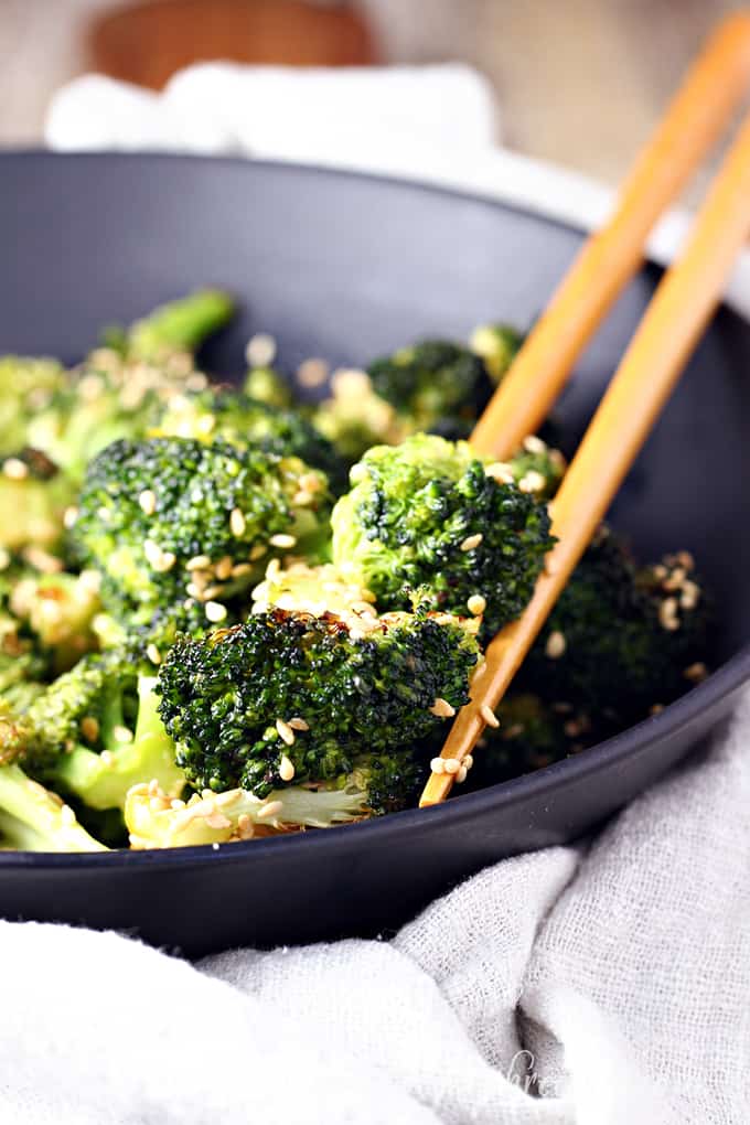Air Fryer Asian Sesame Broccoli