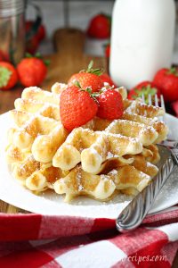 Overnight Yeast Waffles