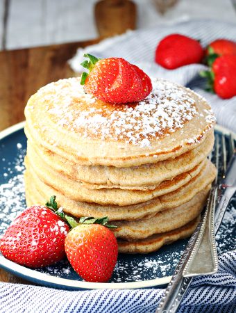 Whole Wheat Blender Pancakes