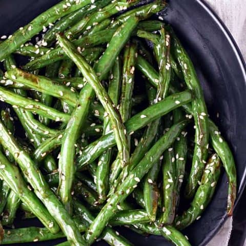 Air Fryer Asian Sesame Green Beans