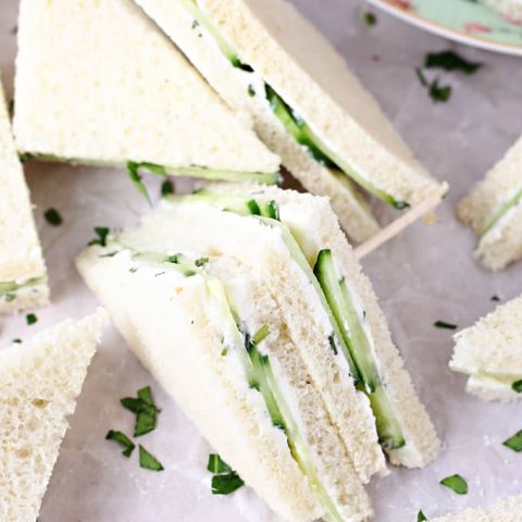 Cucumber Tea Sandwiches — Let's Dish Recipes