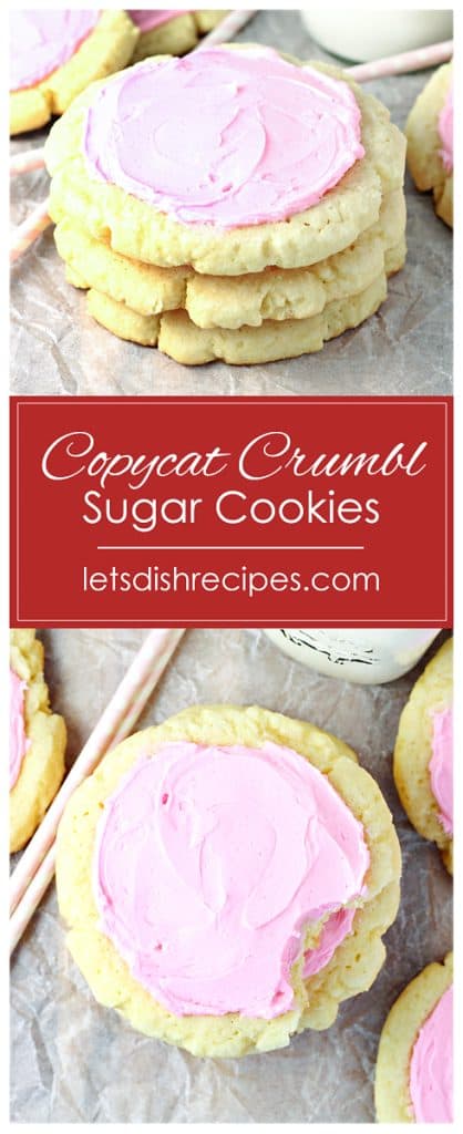 Copycat Crumbl Sugar Cookies — Let's Dish Recipes