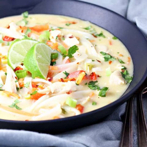 Easy Thai Chicken Noodle Soup