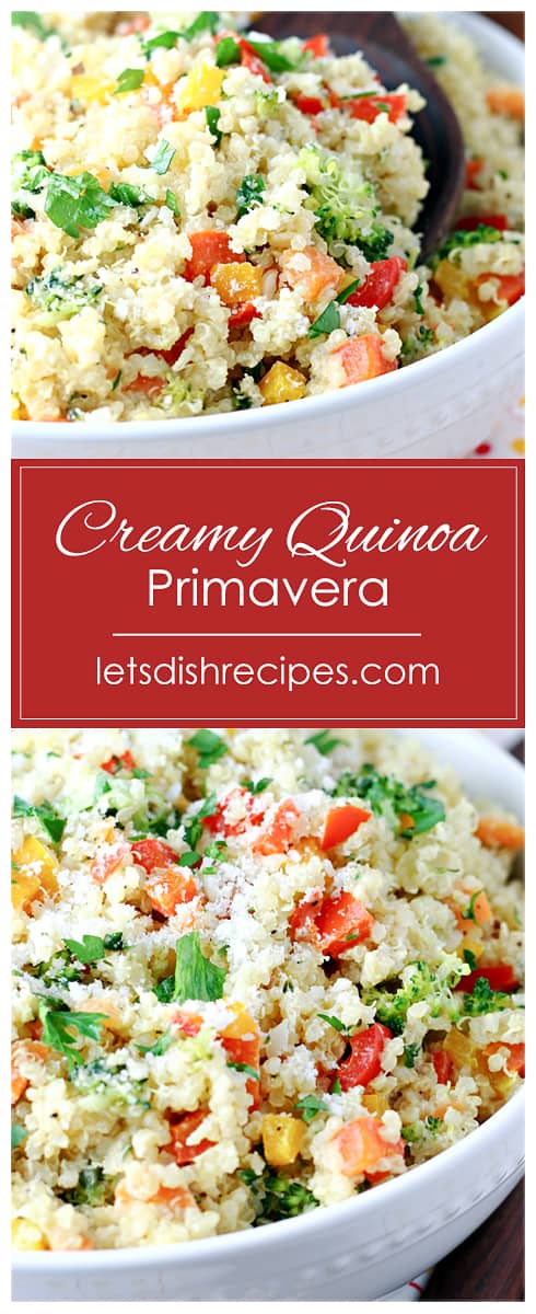 Creamy Quinoa Primavera