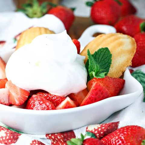 Madeleine Strawberry Shortcakes