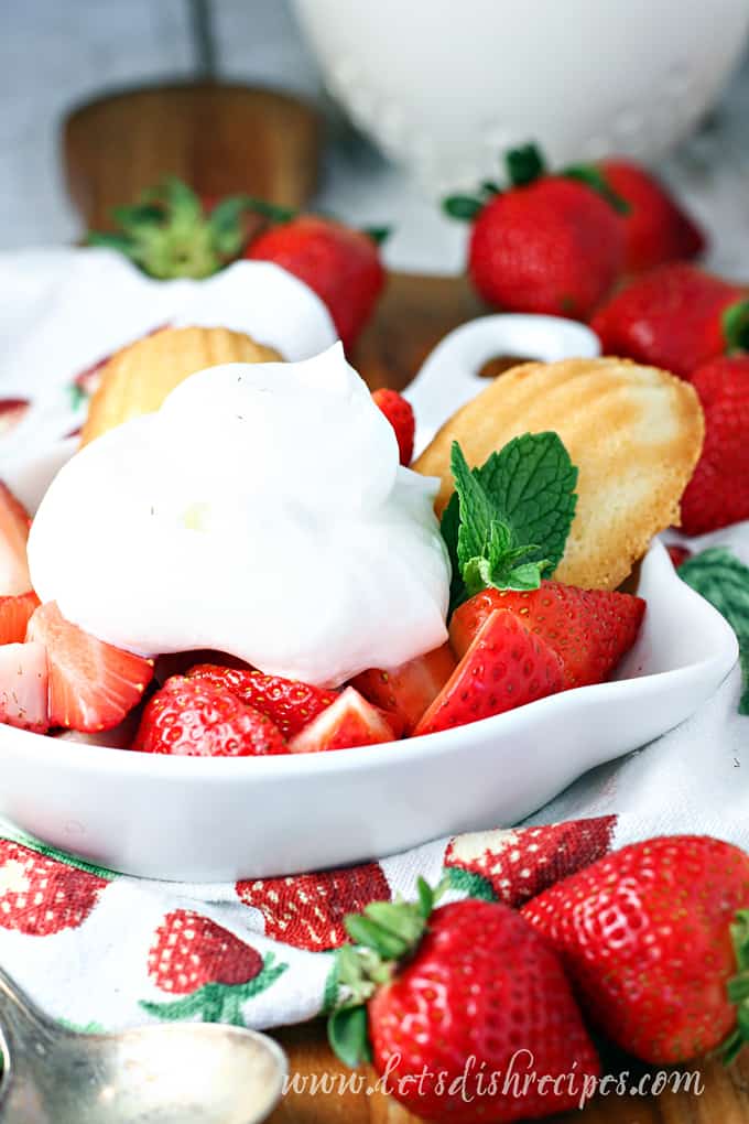 Madeleine Strawberry Shortcakes