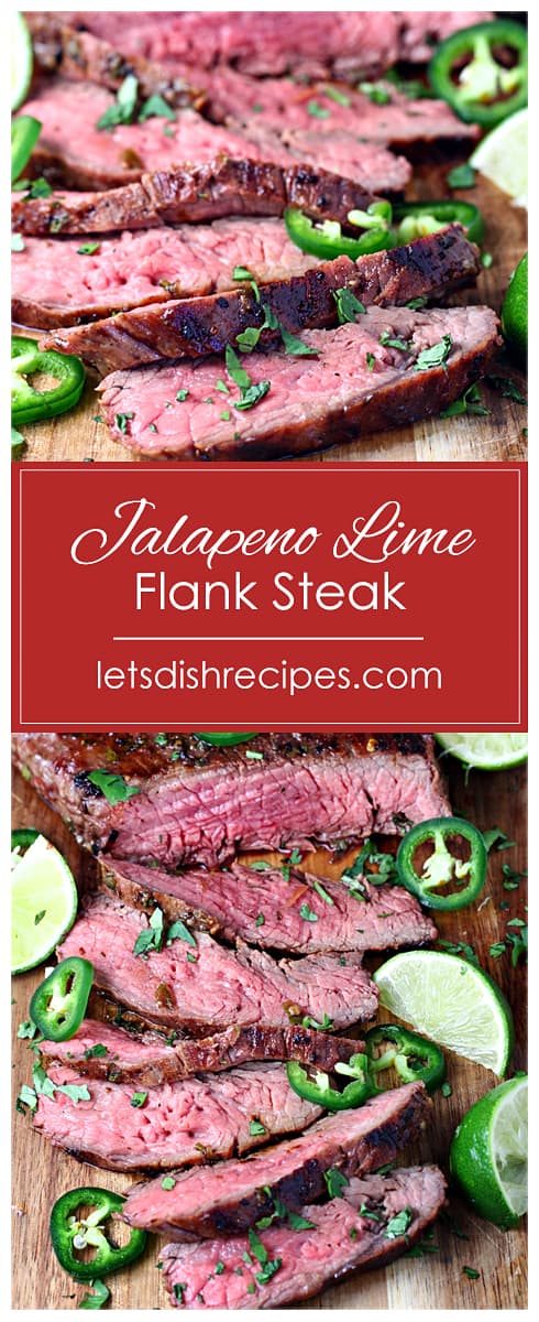 Grilled Jalapeno Lime Flank Steak