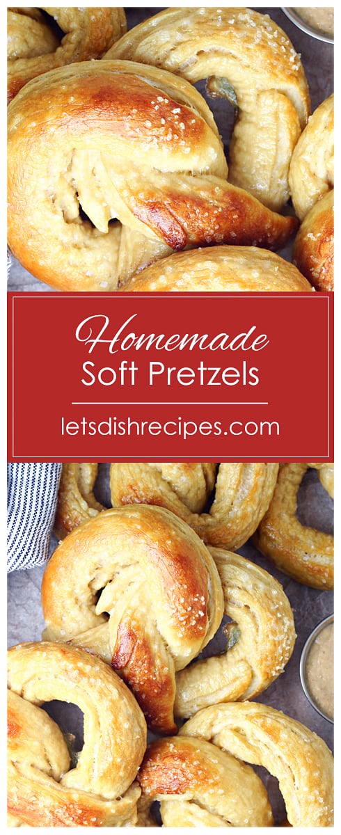 Homemade Baked Soft Pretzels