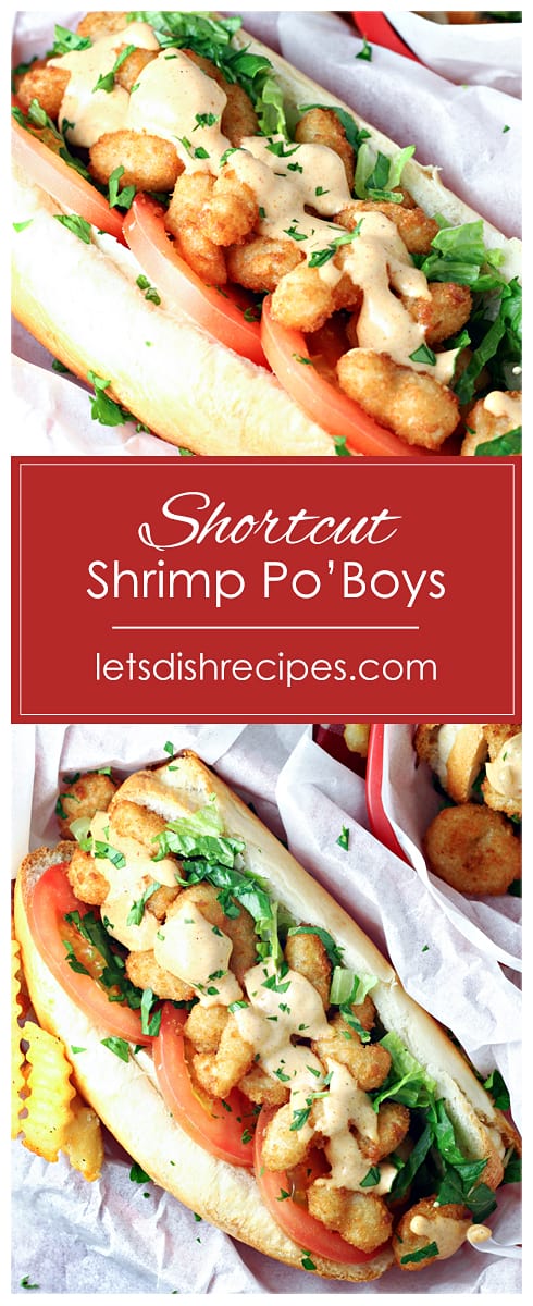 Shortcut Shrimp Po'Boy Sandwiches