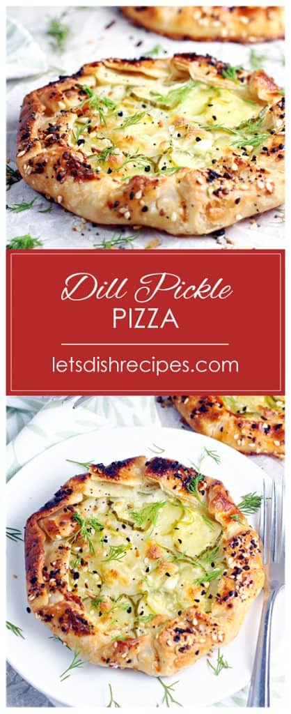 Mini Dill Pickle Pizzas | Let's Dish Recipes