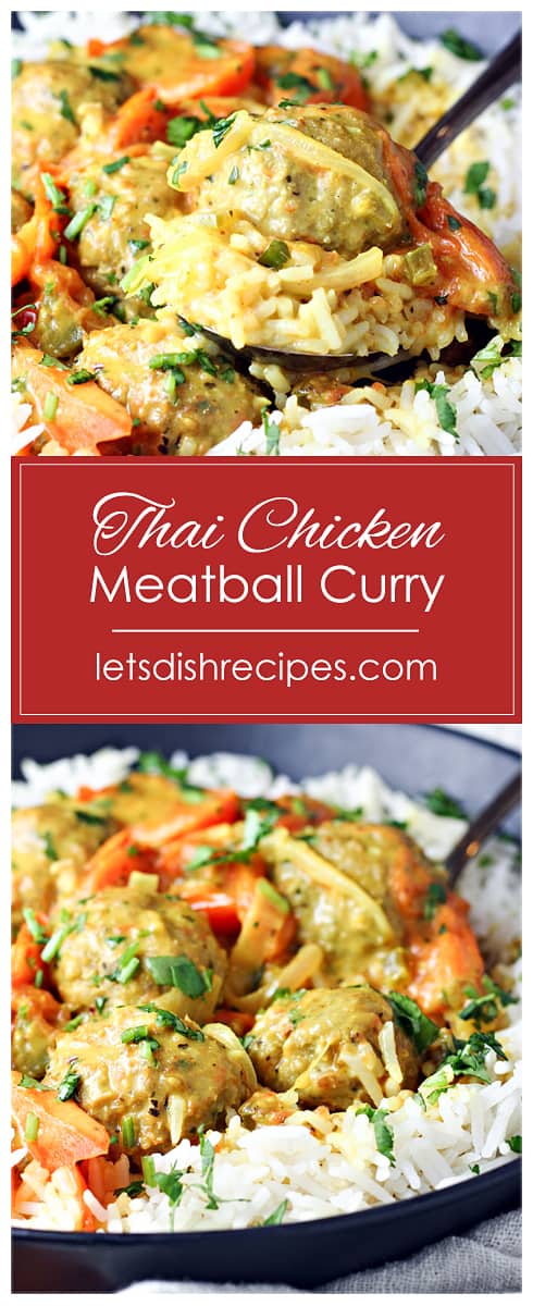 Thai Chicken Meatball Curry