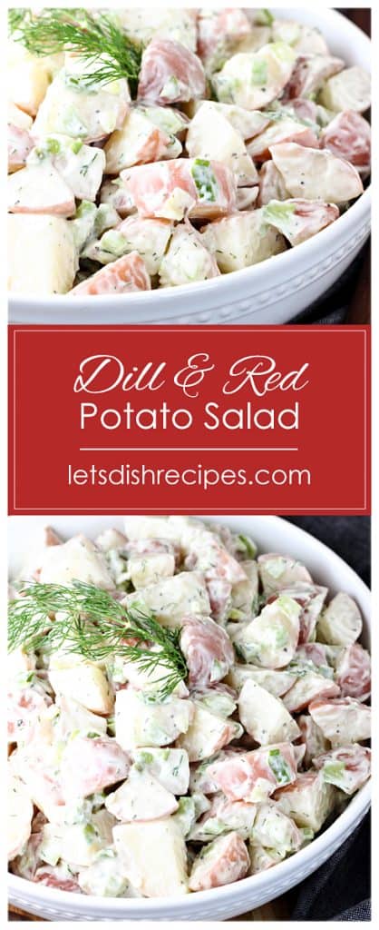 Classic Dill Red Potato Salad Lets Dish Recipes 