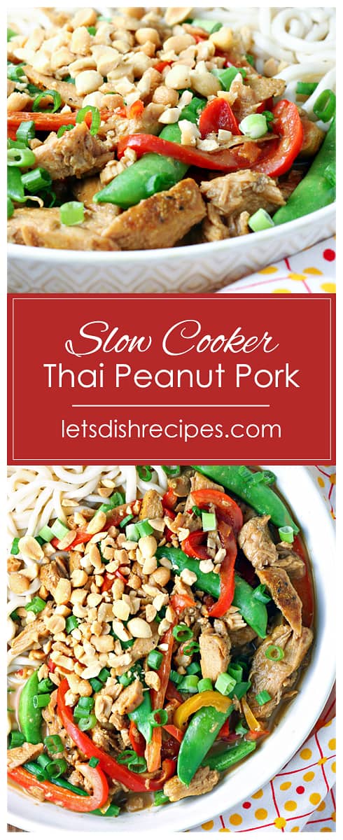 Slow Cooker Thai Peanut Pork