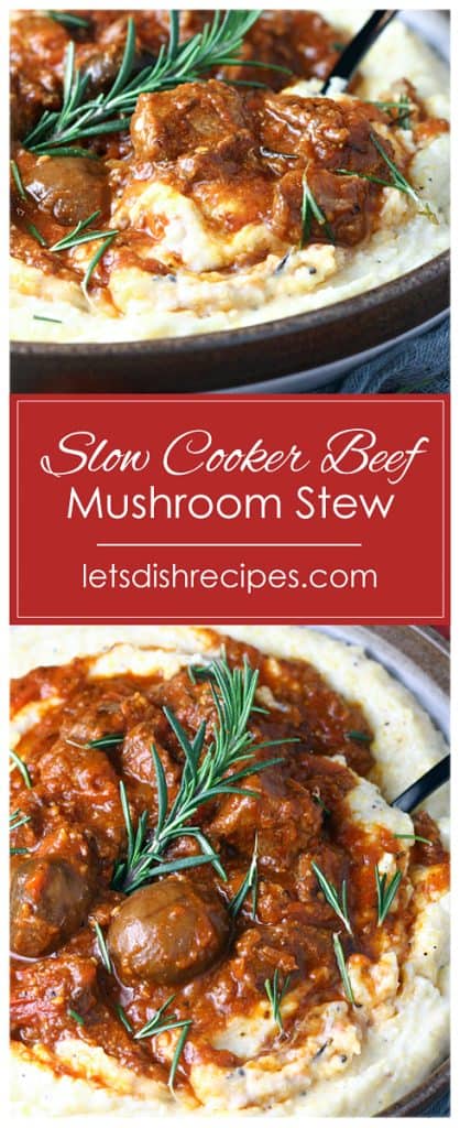Slow Cooker Beef and Mushroom Stew