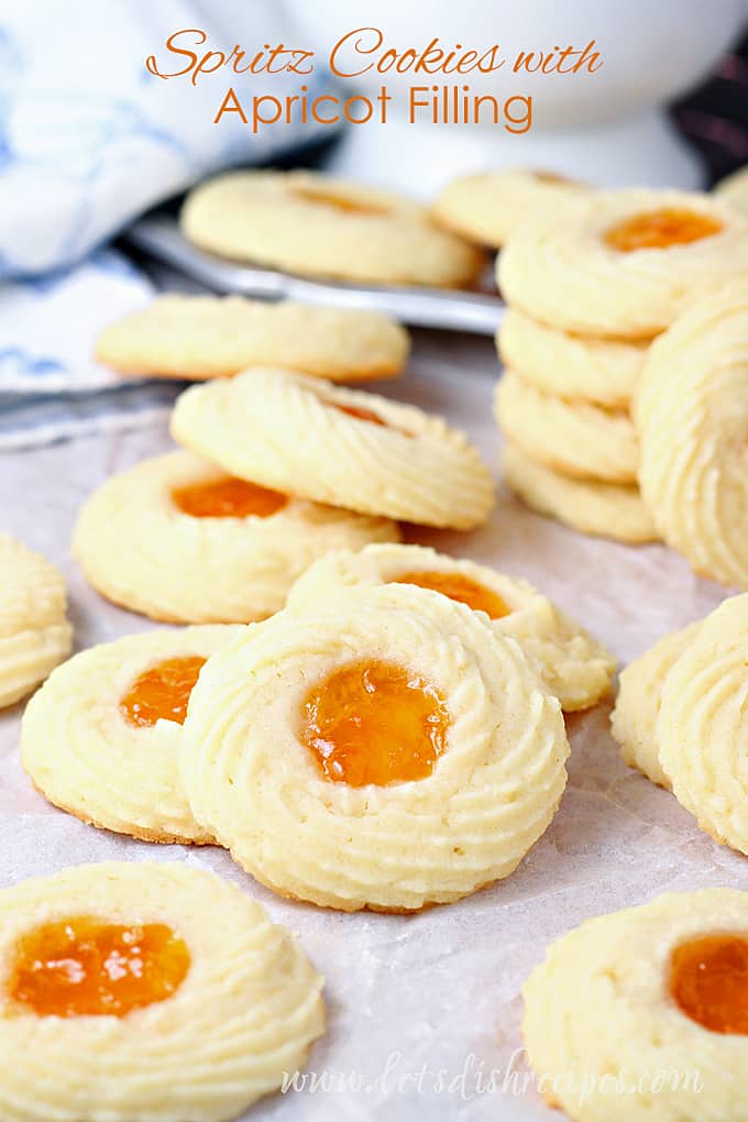 Apricot Spritz Cookies