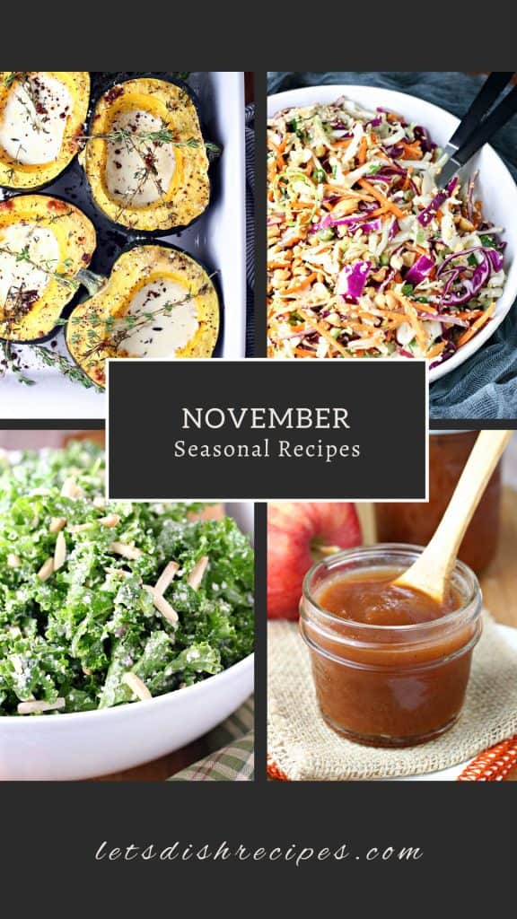 Seasonal Recipes: November