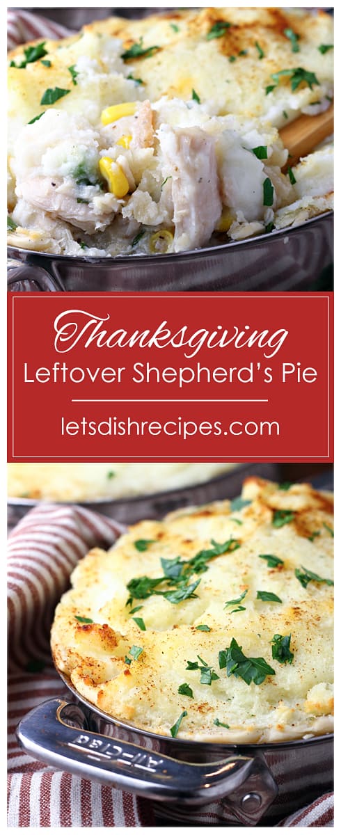 Thanksgiving Leftover Shepherd's Pie