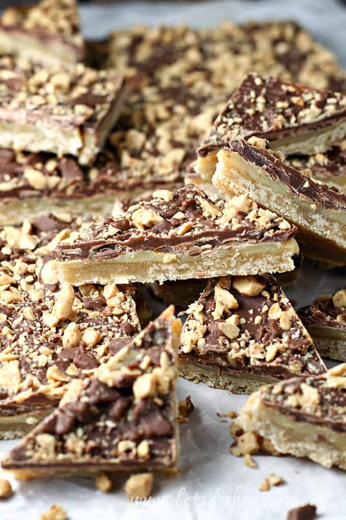Easy Toffee Cookie Bars