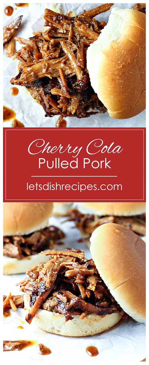 Cherry Cola Pulled Pork Sliders