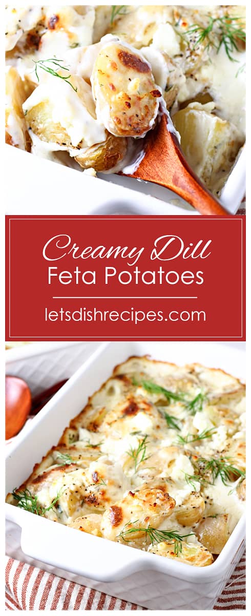 Creamy Dill Feta Potatoes