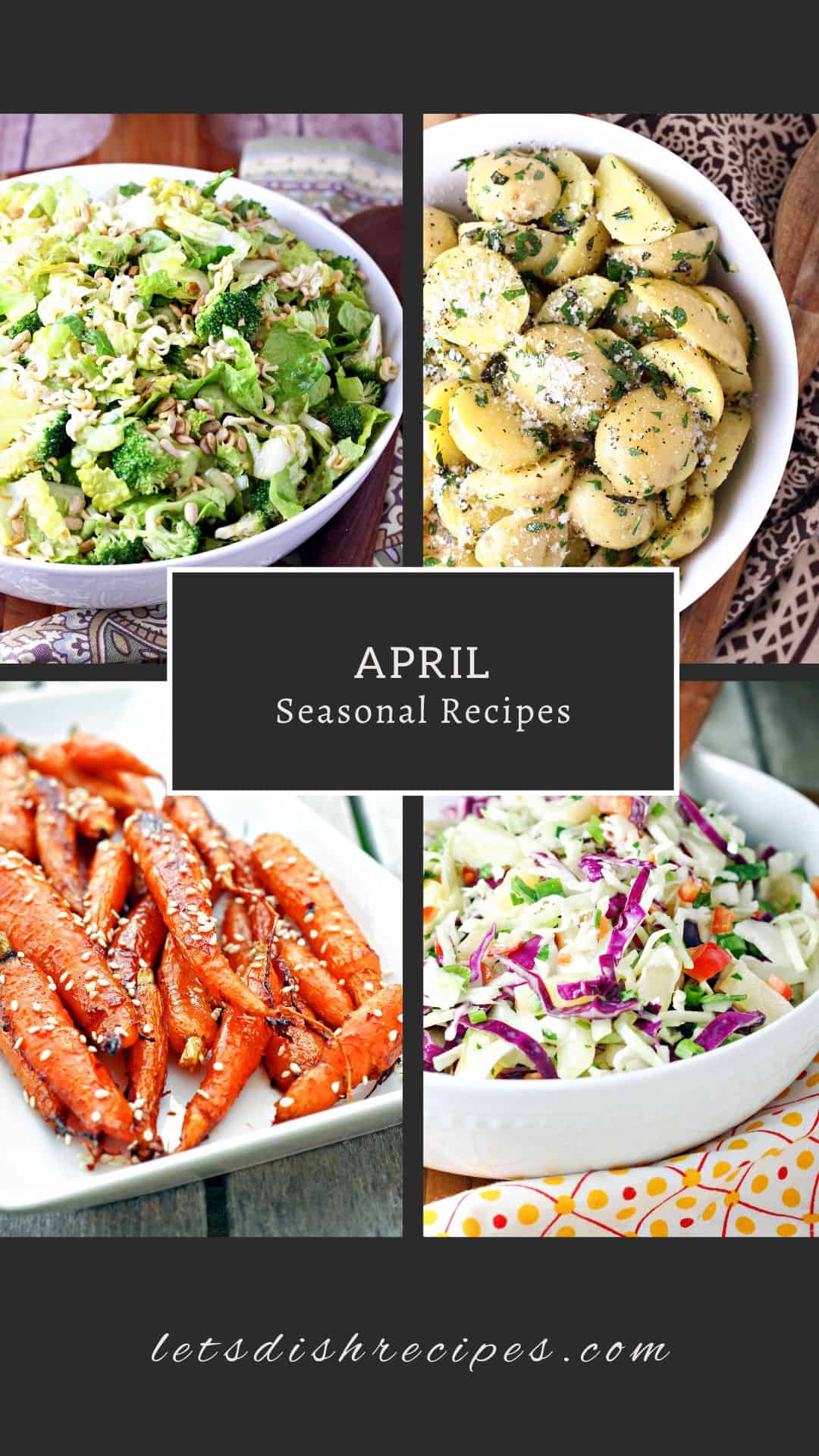 In Season Recipes: April